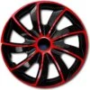 Set Van 14 "QUAD Wieldoppen, Rood En Zwart, 4 Stuks 2 Set Van 14 "QUAD Wieldoppen, Rood En Zwart, 4 Stuks -Auto-Onderdelenwinkel 1199x1200 4
