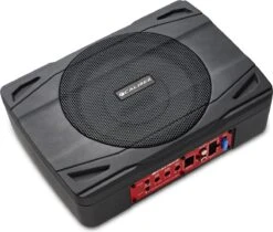 Caliber Underseat Auto Subwoofer Met Versterker 500 Watt Piekvermogen RCA 8 Inch Woofer (BC120US)