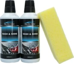 Protecton Wash & Shine Set 2x 500ml Met Spons -Auto-Onderdelenwinkel 1200x1034