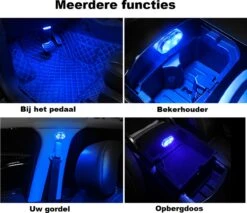 Levabe - Auto Interieur Verlichting - Multi Kleuren - Touch - Kast Verlichting - Sfeerverlichting - Led Decoratie - Kleurrijk - Starlight - Leeslamp - 2 STUKS -Auto-Onderdelenwinkel 1200x1034 5