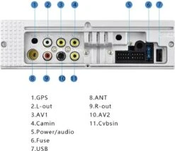 TechU™ Autoradio T142 – Met Uitklapbaar Scherm, Afstandsbediening & Achteruitrijcamera – 1 Din – 7 Inch Touchscreen – FM Radio – Bluetooth – USB – AUX – TF Card – Handsfree Bellen -Auto-Onderdelenwinkel 1200x1038 3