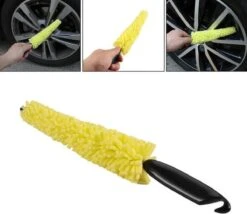 Merkloos Sterke Velgenborstel - Velgenreiniger - Auto Velgen Borstel - Schoonmaakborstel - Schadevrije Autowasborstel - Autovelgenbostel - Autoreiniger Microvezel - Wheel Spoke Brush - Band / Spaakborstel -Auto-Onderdelenwinkel 1200x1040