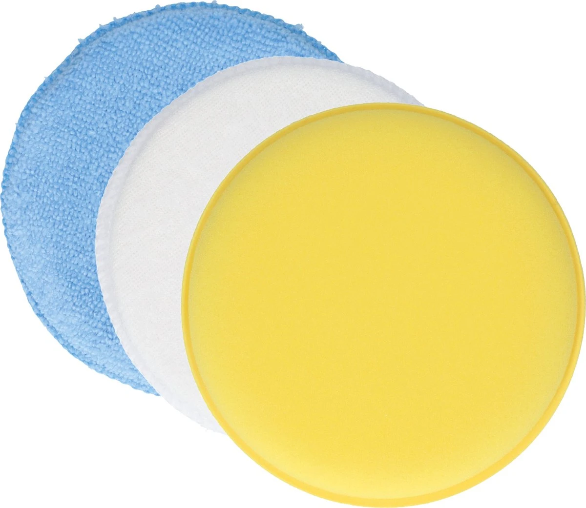 Protecton Polijst Pad Set - 3-delig - Met Handgreep 5 Protecton Polijst Pad Set - 3-delig - Met Handgreep - Afbeelding 3