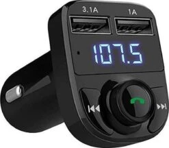 Eisenz EZ800 Bluetooth FM Transmitter, CarKit , Bluetooth Mp3 Player Play Modes / Hands-free Bellen / TF Kaart / USB Auto Lader / USB Flash Drive / AUX Input / Bluetooth Carkit
