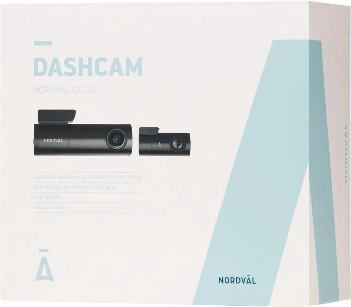 Nordväl DC102 2CH Dashcam 2K + GPS + WiFi + 64GB 8 Nordväl DC102 2CH Dashcam 2K + GPS + WiFi + 64GB - Afbeelding 6