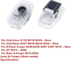 Mercedes Deur Logo Projector CLA W118- Portier Voertuigverlichting - CLA W118 Vanaf 2019 - Deur Verlichting - Auto Interieur - Mercedes Accessoires - Set Van 2 Met Mercedes Logo -Auto-Onderdelenwinkel 1200x1051 5