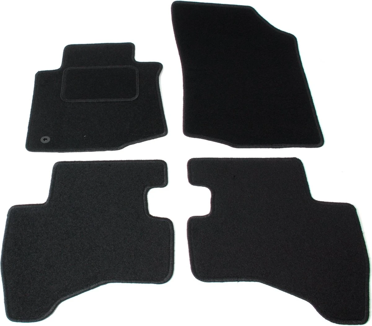 Automatten Op Maat - Zwart Stof - Geschikt Voor Toyota Aygo, Peugeot 107, Citroen C1 2005-2014 3 Automatten Op Maat - Zwart Stof - Geschikt Voor Toyota Aygo, Peugeot 107, Citroen C1 2005-2014