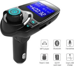 T11 / Bluetooth Transmitter / Carkit / FM Transmitter / Bluetooth Carkit / Oplader / Handsfree Bellen / Draadloos Muziek Streamen / Microfoon / Radio / 4 Play Modes / + *GRATIS AUX Kabel* -Auto-Onderdelenwinkel 1200x1062 4