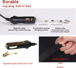 Autostoel Verwarmingskussen - 12V Auto Verwarming Zitkussen Rugkussen - 12 Volt Kussen Rug - Stoelverwarming Autostoelkussen - Zwart - Bavepa -Auto-Onderdelenwinkel 1200x1067 2