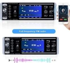 TechU™ Autoradio T139 – 1 Din Met Afstandsbediening & Stuurwielbediening – 4.0 Inch Touchscreen Monitor – FM Radio – Bluetooth – USB – AUX – SD – Handsfree Bellen -Auto-Onderdelenwinkel 1200x1075 2