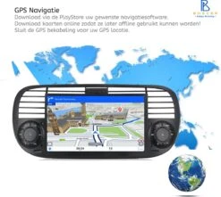 Boscer® Autoradio Fiat 500 2007-2015 - Apple Carplay & Android Auto - Android 11 - 7'' Navigatiesysteem - Zwart - Achteruitrijcamera 17 Boscer® Autoradio Fiat 500 2007-2015 - Apple Carplay & Android Auto - Android 11 - 7'' Navigatiesysteem - Zwart - Achteruitrijcamera -Auto-Onderdelenwinkel 1200x1075 4