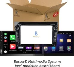 Boscer® 1Din Autoradio | Apple Carplay | 9' HD Verstelbaar Scherm | USB, Aux, Bluetooth|Achteruitrijcamera -Auto-Onderdelenwinkel 1200x1088 17
