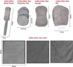Auto Was Set - Autowasset - Wasset Spons - Wasborstel - Velgenborstel/Wheelbrush/Wheel Woolies - Microvezeldoek/Droogdoek - Wassen/Schoonmaak/Reinigen -Auto-Onderdelenwinkel 1200x1088