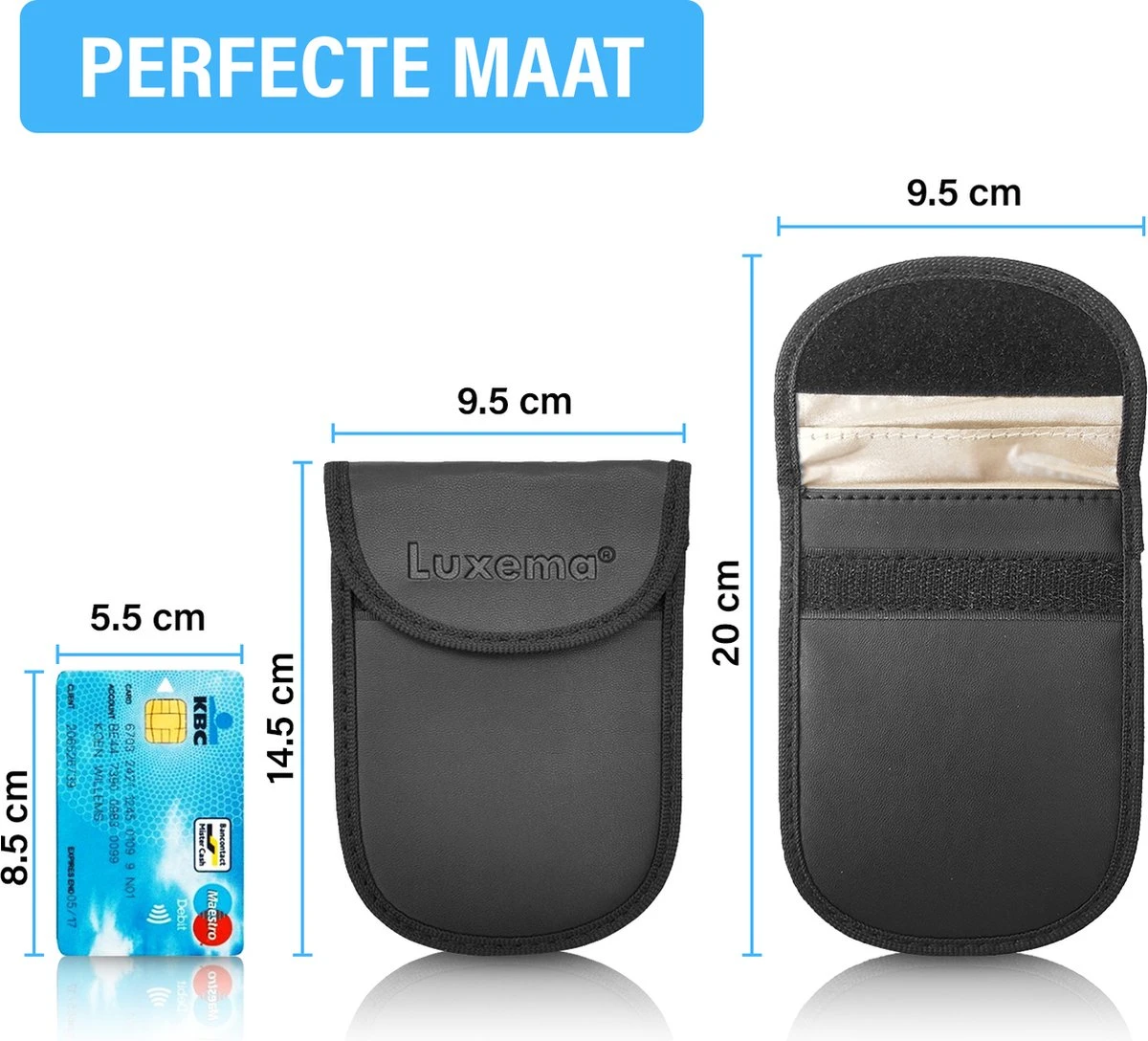 Luxema® Autosleutel RFID Antidiefstal - RFID Beschermhoes Autosleutel - Keyless Entry Beschermhoes- Autosleutelhoesjes - 2 Stuks - Inclusief 2 Anti-Skim Bankpashouders 8 Luxema® Autosleutel RFID Antidiefstal - RFID Beschermhoes Autosleutel - Keyless Entry Beschermhoes- Autosleutelhoesjes - 2 Stuks - Inclusief 2 Anti-Skim Bankpashouders - Afbeelding 6