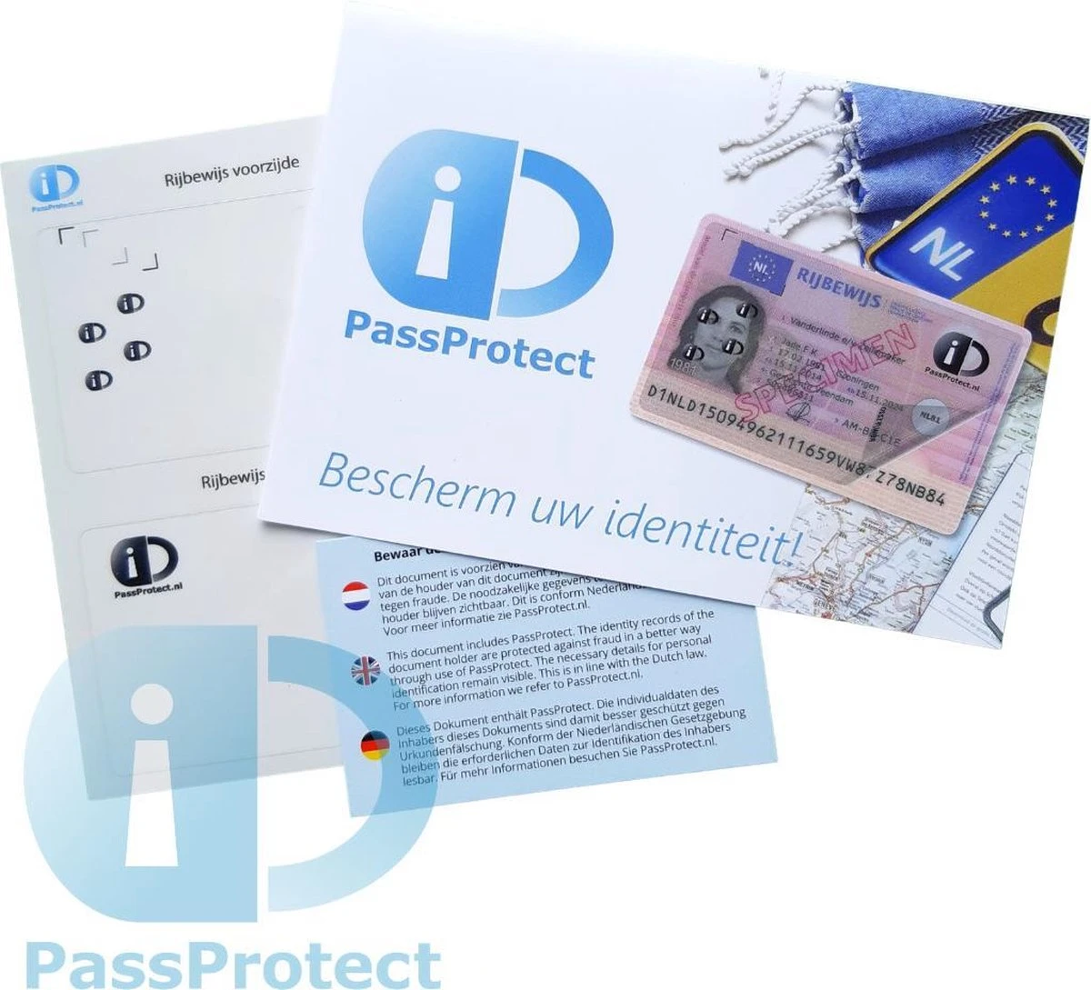 PassProtect Voor Rijbewijs | Beschermfolie | Herbruikbaar | Voorkom Identiteitsfraude | Beveiliging BSN En Pasfoto 7 PassProtect Voor Rijbewijs | Beschermfolie | Herbruikbaar | Voorkom Identiteitsfraude | Beveiliging BSN En Pasfoto - Afbeelding 5