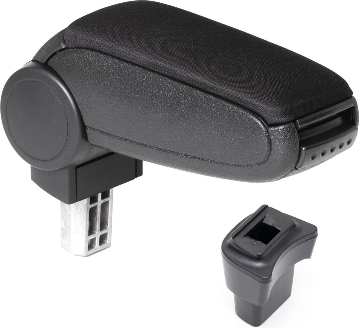 Cargoods Armsteun Geschikt Voor Hyundai I10 Met Bouwjaar 11/2013-2019 (2e Generatie) - Zwart Stof - Op Maat 3 Cargoods Armsteun Geschikt Voor Hyundai I10 Met Bouwjaar 11/2013-2019 (2e Generatie) - Zwart Stof - Op Maat