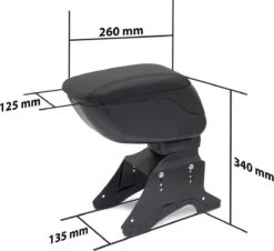 Auto Armsteun - Universele Armsteun Voor In De Auto - Universeel - Zwart -Auto-Onderdelenwinkel 1200x1099 1