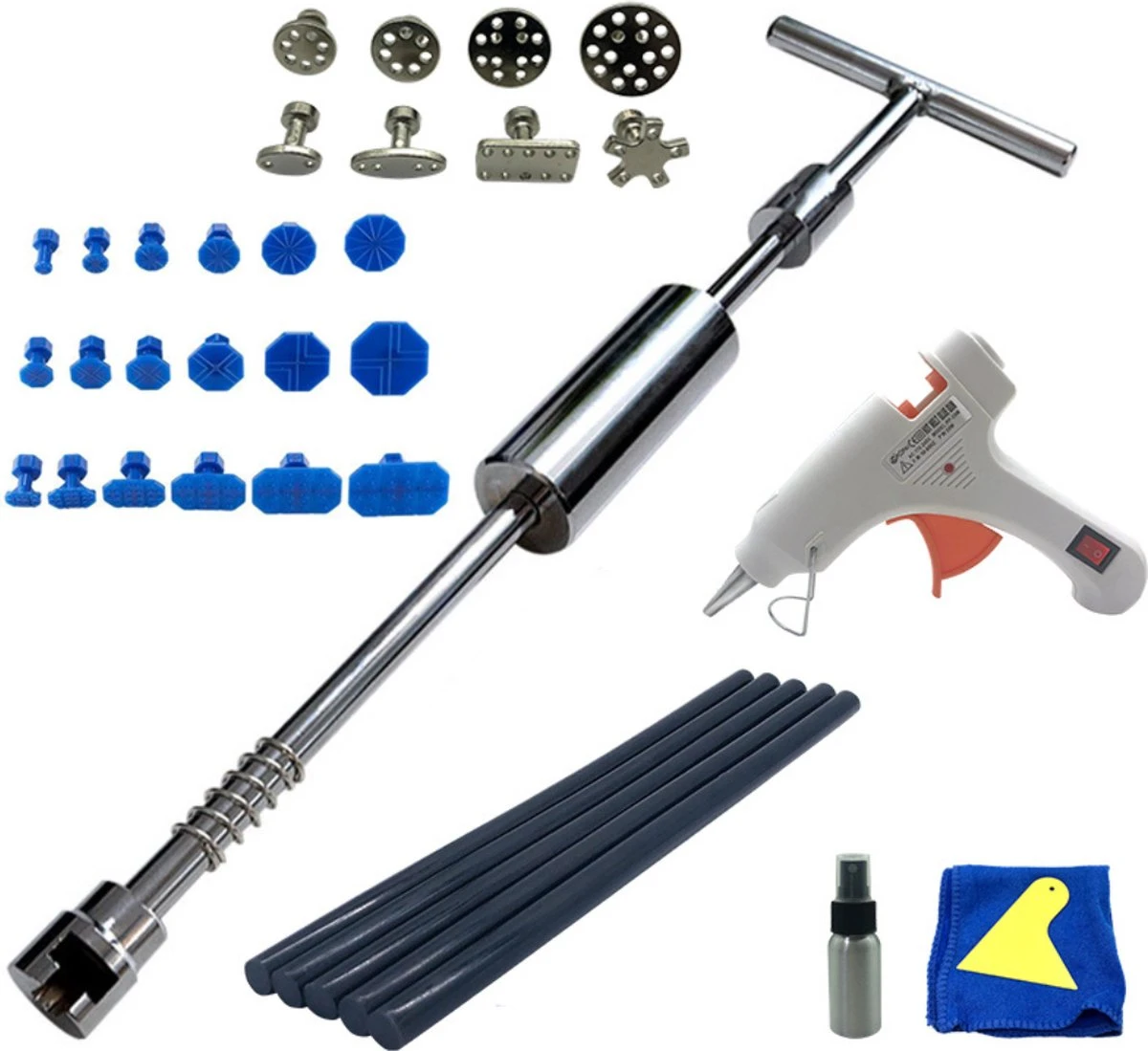 Currero Auto Deuk Remover - Sterke Zuignap - Auto Reparatie Kit - Deukentrekker - Auto Deuk Verwijderaar - Zuignap - Uitdeuken - Professioneel 3 Currero Auto Deuk Remover - Sterke Zuignap - Auto Reparatie Kit - Deukentrekker - Auto Deuk Verwijderaar - Zuignap - Uitdeuken - Professioneel