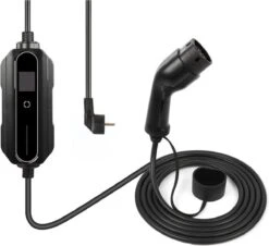 Merkloos Mobiele Thuislader Type 2 Vanaf Stopcontact EU - 8A/10A/13A/16A - Fase 1 - IP66 Waterdicht