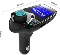 T11 / Bluetooth Transmitter / Carkit / FM Transmitter / Bluetooth Carkit / Oplader / Handsfree Bellen / Draadloos Muziek Streamen / Microfoon / Radio / 4 Play Modes / + *GRATIS AUX Kabel* -Auto-Onderdelenwinkel 1200x1102 4
