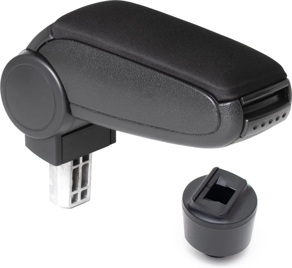 Cargoods Armsteun Geschikt Voor Seat Ibiza 6J 2008-2017 - Zwart Stof - Op Maat 3 Cargoods Armsteun Geschikt Voor Seat Ibiza 6J 2008-2017 - Zwart Stof - Op Maat