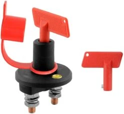 Proplus Hoofdschakelaar 2-polig 6-24 Volt 100 Ampère Zwart/rood