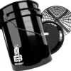 Magic Bucket 5 Gal 19 Ltr Wasemmer Zwart Met Grit En Deksel! Geschikt Voor Alle Grit Guard Accessoires -Auto-Onderdelenwinkel 1200x1104 2
