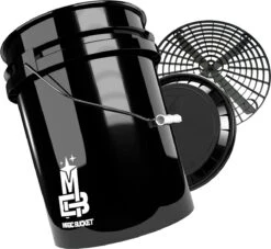 Magic Bucket 5 Gal 19 Ltr Wasemmer Zwart Met Grit En Deksel! Geschikt Voor Alle Grit Guard Accessoires