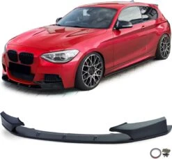 No Name Bmw 1 Serie F20 F21 2012 T/m 2015 M Pakket Spoiler Voorspoiler Splitter MAT Zwart 120 125 130 135 M
