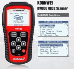 Merkloos Konnwei KW808 OBD 2 Auto Scanner - OBD2 Automotive Diagnostic Scanner Tool - Motor Fault Code Reader OBD II - OBDII Gereedschap Voor Auto - Fout Code Lezen - Diagnose En Resetten -Auto-Onderdelenwinkel 1200x1116 1