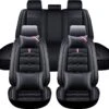 Merkloos ELUTO Leren Stoelhoes Auto - Universele Autostoelhoezen Set - Autostoel Hoes - 15 Stuks - Zwart -Auto-Onderdelenwinkel 1200x1118 1