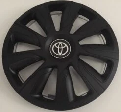 Wieldoppen Toyota 14 Inch Zwart (Set Van 4 Wieldoppen)