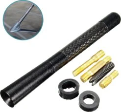 Auto Antenne - Auto Antenne Universeel - Auto Accessories - Auto Antenne Haaienvin - Antenne - Korte Antenne - Carbon