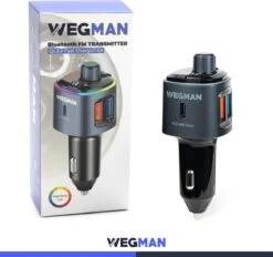 Wegman Bluetooth FM Transmitter - Carkit - Autolader USB C - Snellader - Handsfree Bellen - Autoradio - Auto Accessoires -Auto-Onderdelenwinkel 1200x1128 8