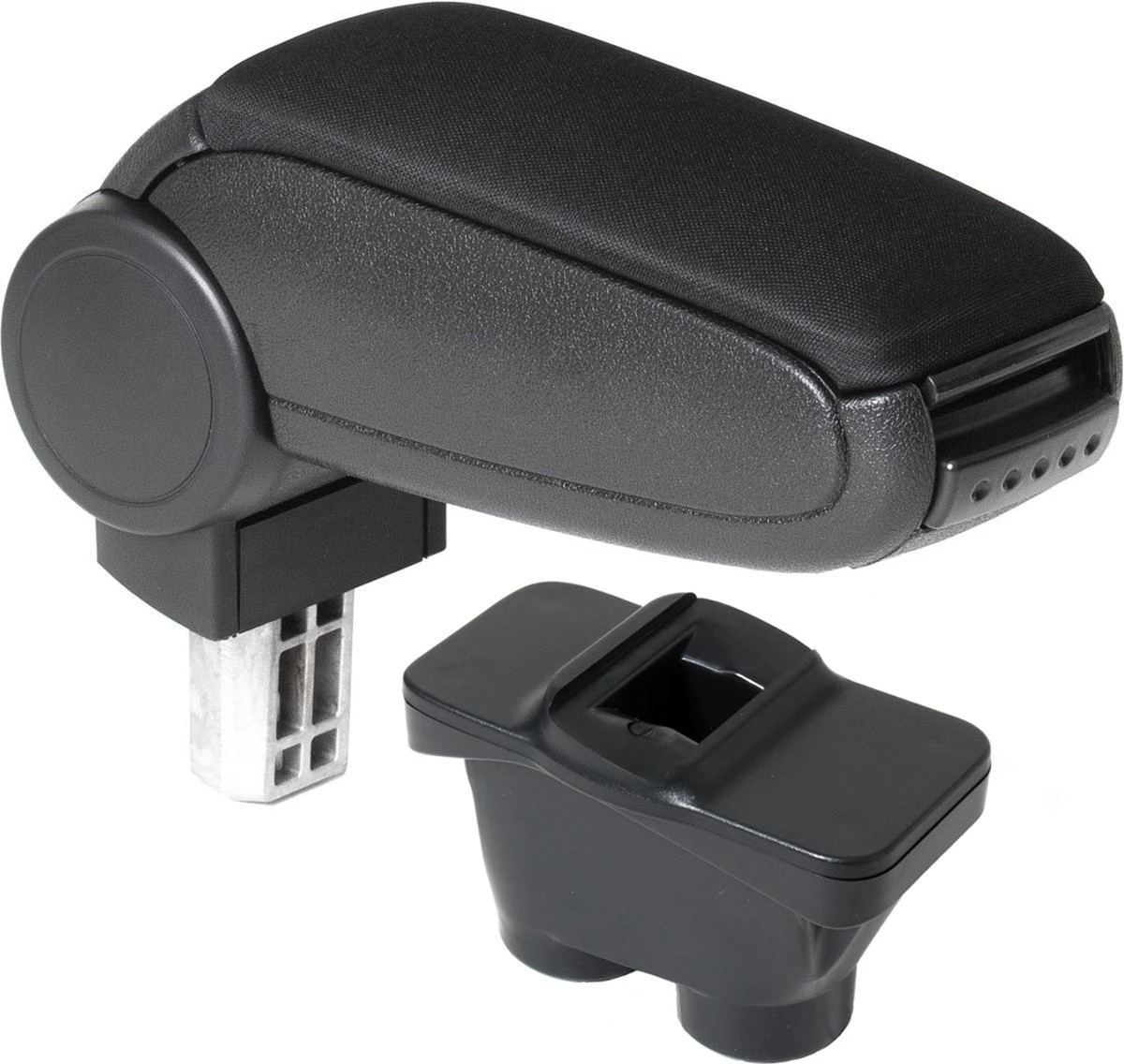 Cargoods Armsteun Geschikt Voor Peugeot 208 2012-2019 - Zwart Stof - Op Maat 3 Cargoods Armsteun Geschikt Voor Peugeot 208 2012-2019 - Zwart Stof - Op Maat