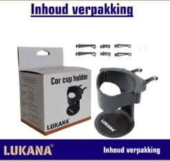 Lukana Bekerhouder Voor In De Auto - Verstelbare Bekerhouder - Ventilatierooster - Universeel - Koffiehouder - Blikjeshouder - Cupholder - Max 8.0 Cm Diameter -Auto-Onderdelenwinkel 1200x1136
