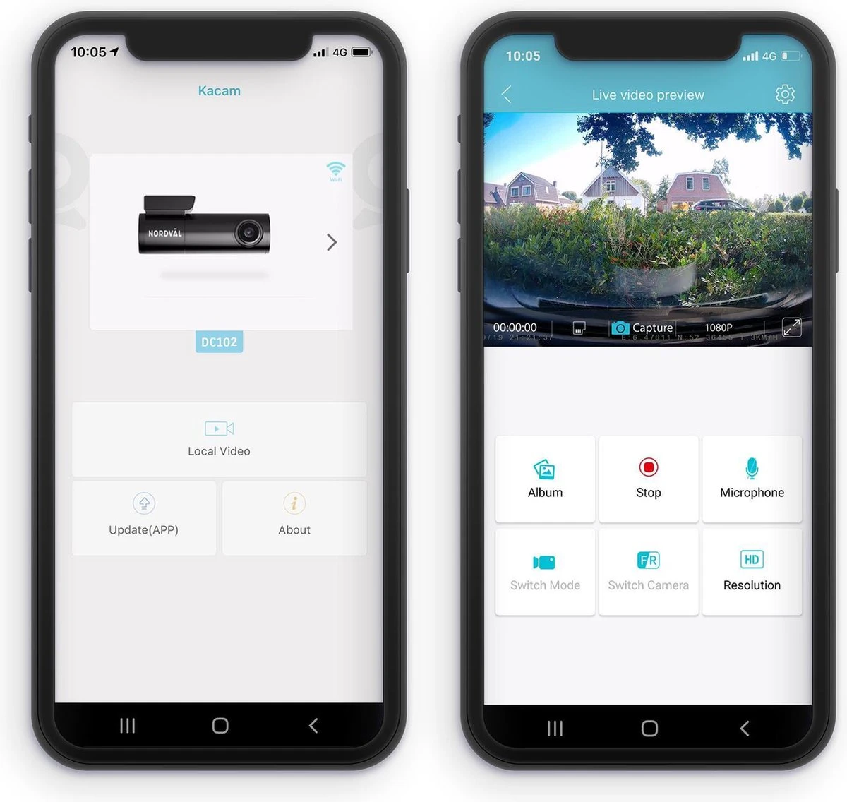 Nordväl DC102 2CH Dashcam 2K + GPS + WiFi + 64GB 7 Nordväl DC102 2CH Dashcam 2K + GPS + WiFi + 64GB - Afbeelding 5