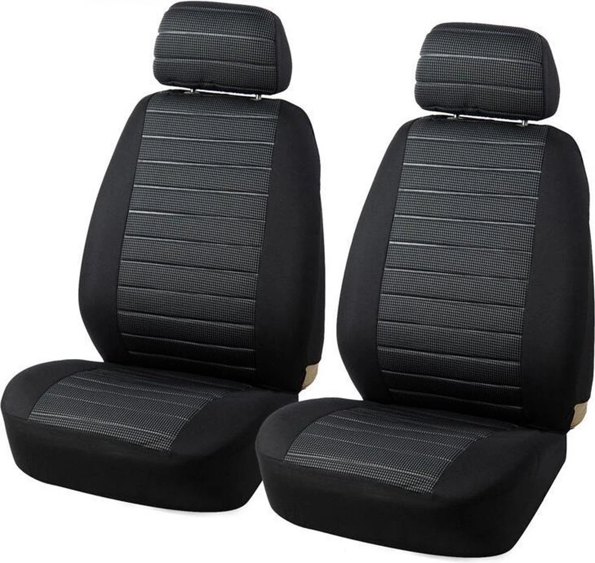 Merkloos Stoelhoes Auto - Universele Autostoelhoezen - Bestuurder/Bijrijder Stoelhoes (Geen Achterbank) - Stijlvol - Zwart/Grijs 3 Merkloos Stoelhoes Auto - Universele Autostoelhoezen - Bestuurder/Bijrijder Stoelhoes (Geen Achterbank) - Stijlvol - Zwart/Grijs