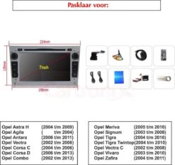 Opel Autoradio Aux | Bluetooth |USB | Zilver | EU Navigatie | Corsa/Astra/Vivaro -Auto-Onderdelenwinkel 1200x1137 8