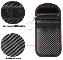 Merkloos Auto -auto Accessories - Autosleutel Rfid Beschermhoes - Rfid - Keyless Entry Beschermhoes