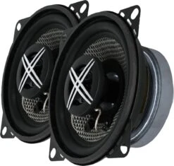 Excalibur XT1020 - 10cm (4") 2-weg Coaxiale Speakers 220W Piek - Zwart