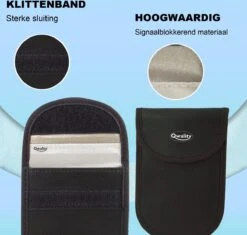 Faraday Kooi Hoesje (1x) + 1x RFID Kaarthouder - Autosleutel RFID Antidiefstal - Keyless Entry Go Sleutel Etui - Qwality4u -Auto-Onderdelenwinkel 1200x1141 2