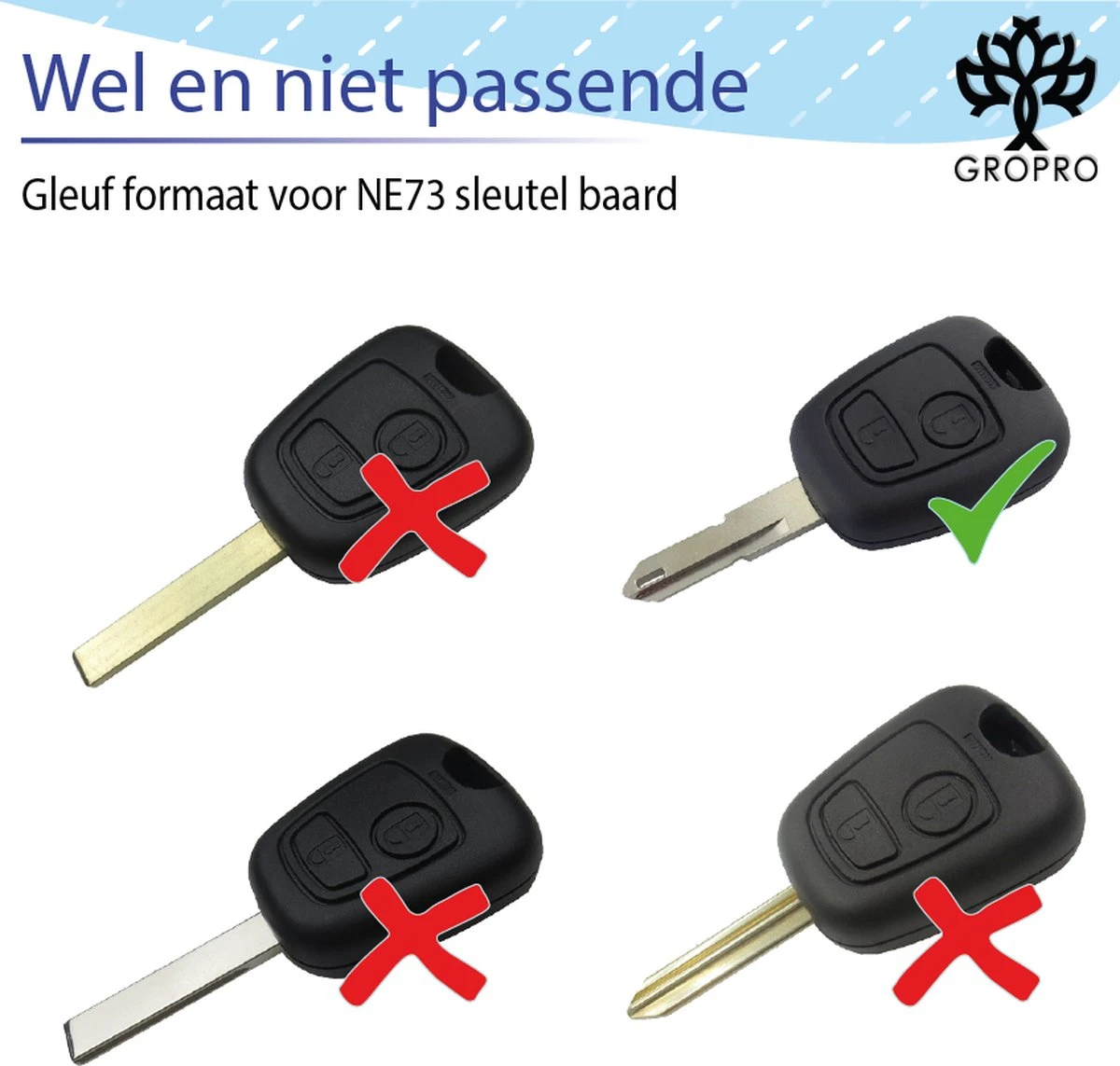 Autosleutelbehuizing - Sleutelbehuizing Auto - Sleutelhoes - Autosleutel - Peugeot, Citroën En Toyota - Gleuf Breed 8 Autosleutelbehuizing - Sleutelbehuizing Auto - Sleutelhoes - Autosleutel - Peugeot, Citroën En Toyota - Gleuf Breed - Afbeelding 6