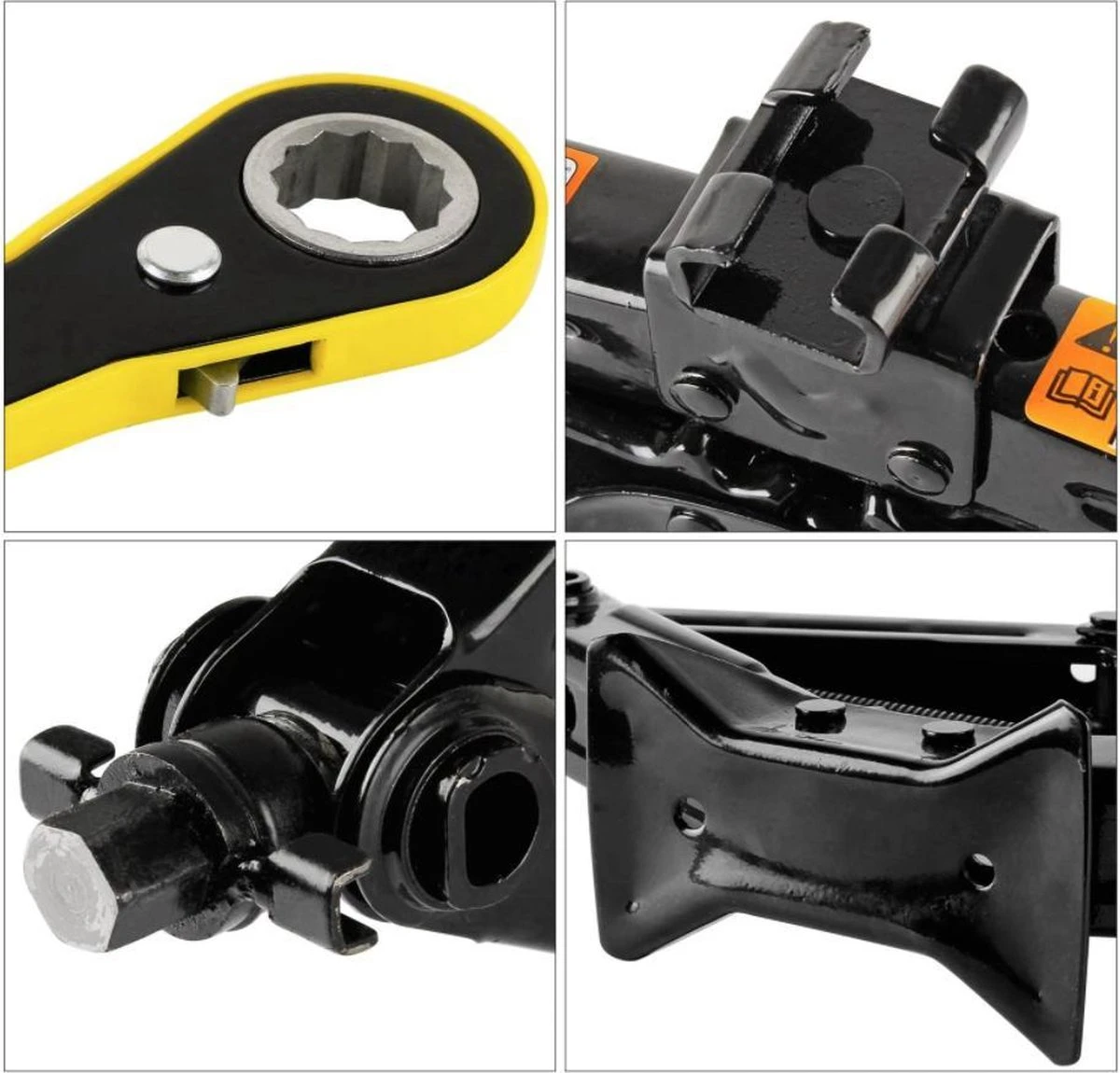 Merkloos Schaarkrik 2 Ton Met Ratel Auto Caravan Camper SUV 4 Merkloos Schaarkrik 2 Ton Met Ratel Auto Caravan Camper SUV - Afbeelding 2