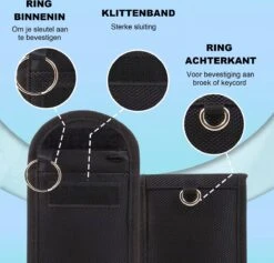 Faraday Kooi Hoesje (2 PACK) + 2X RFID Kaarthouders - Autosleutel RFID Antidiefstal - Keyless Entry Go Sleutel Etui - Qwality4u 13 Faraday Kooi Hoesje (2 PACK) + 2X RFID Kaarthouders - Autosleutel RFID Antidiefstal - Keyless Entry Go Sleutel Etui - Qwality4u -Auto-Onderdelenwinkel 1200x1151 1