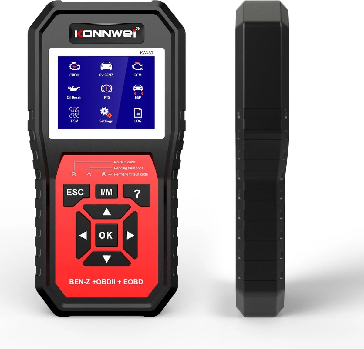 Konnwei KW460 Mercedes Benz - Systeem Diagnose Scanner - OBD2 - ObdII Eobd Scanner - ABS - Service Reset - Storingen Wissen 14 Konnwei KW460 Mercedes Benz - Systeem Diagnose Scanner - OBD2 - ObdII Eobd Scanner - ABS - Service Reset - Storingen Wissen - Afbeelding 12