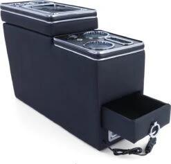 No Name Vw Transporter T5 T6 Luxe Middenconsole Bekerhouder Organizer Opbergen Armsteun Opbergvak Met USB -Auto-Onderdelenwinkel 1200x1152 1