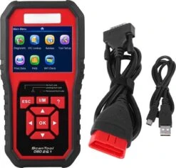 Merkloos Konnwei KW850 Multifunctioneel OBD2 + EOBD Scanner - Motor Foutcode Lezen En Wissen - OBDII - Fout - Code - Diagnose - Playback Data - PCM Data - O2 - EVAP - OBD 2 - Uitleesapparaat - Foutcodes -Auto-Onderdelenwinkel 1200x1152 7