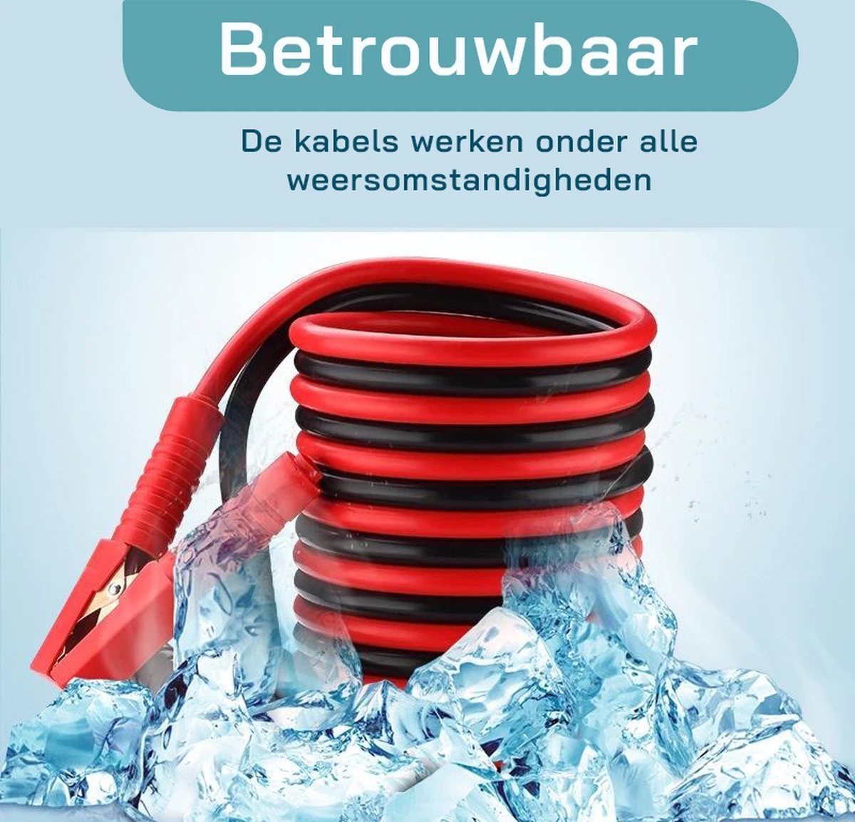 ForDig Startkabels 25 Mm2 / 3.5M / 750A - Incl. Opbergtas - Geschikt Voor Auto / Bus / Tractor / Vrachtwagen / Boot - Start Kabels Met Geïsoleerde Handgrepen - Starthulp Kabel 7 ForDig Startkabels 25 Mm2 / 3.5M / 750A - Incl. Opbergtas - Geschikt Voor Auto / Bus / Tractor / Vrachtwagen / Boot - Start Kabels Met Geïsoleerde Handgrepen - Starthulp Kabel - Afbeelding 5