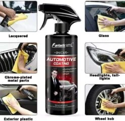 Keramische Coating Auto Fles 500ML / Auto Polish / Nano Coating / Auto Polijsten / Car Polish Spray Kit / Top Coating / Quick Nano-Coating / Auto Wax / Auto Reiniging / Car Cleaning / Vuilafstotende Coating / Langdurige Bescherming -Auto-Onderdelenwinkel 1200x1155 1